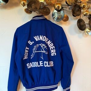 Vintage Blue Saddle Club Jacket